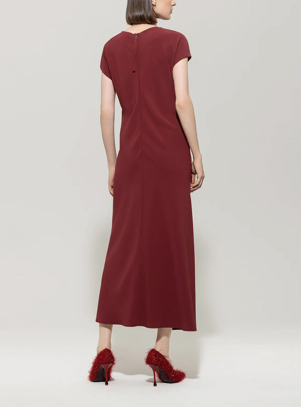 Luisa Cerano Dress with Drape Detail
