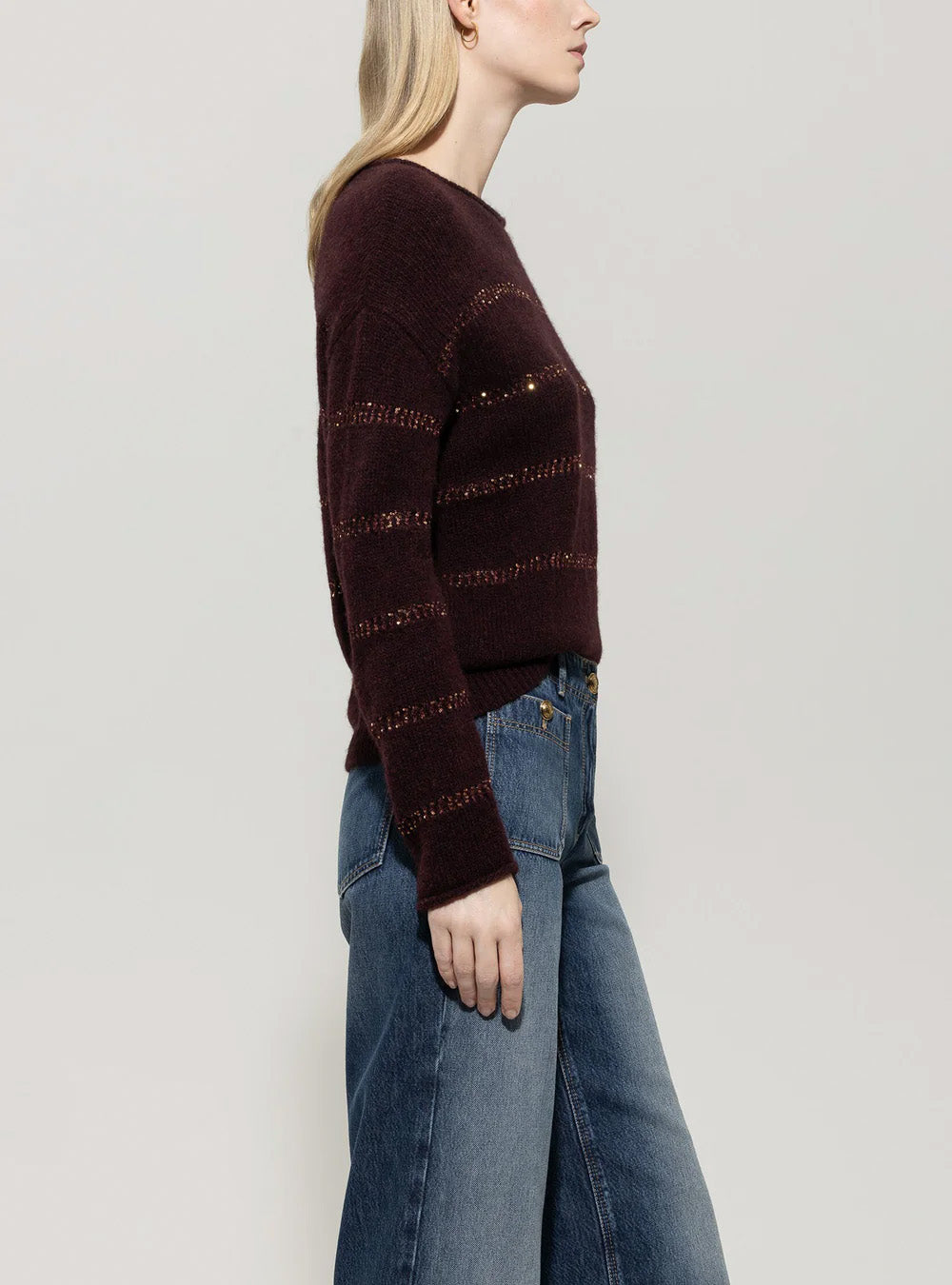 Luisa Cerano Striped Sweater