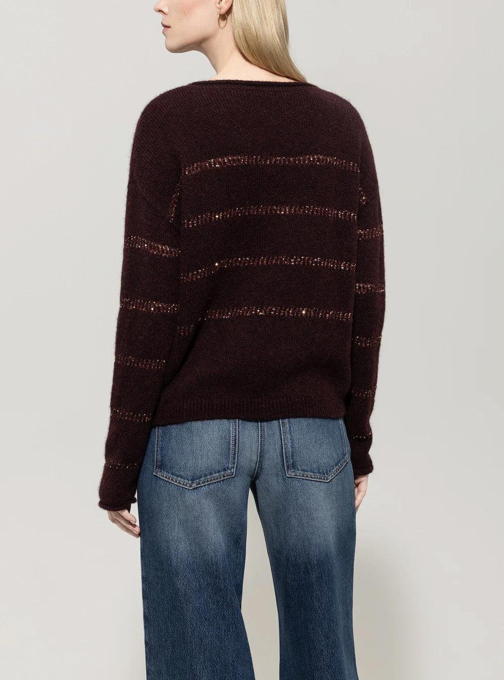 Luisa Cerano Striped Sweater