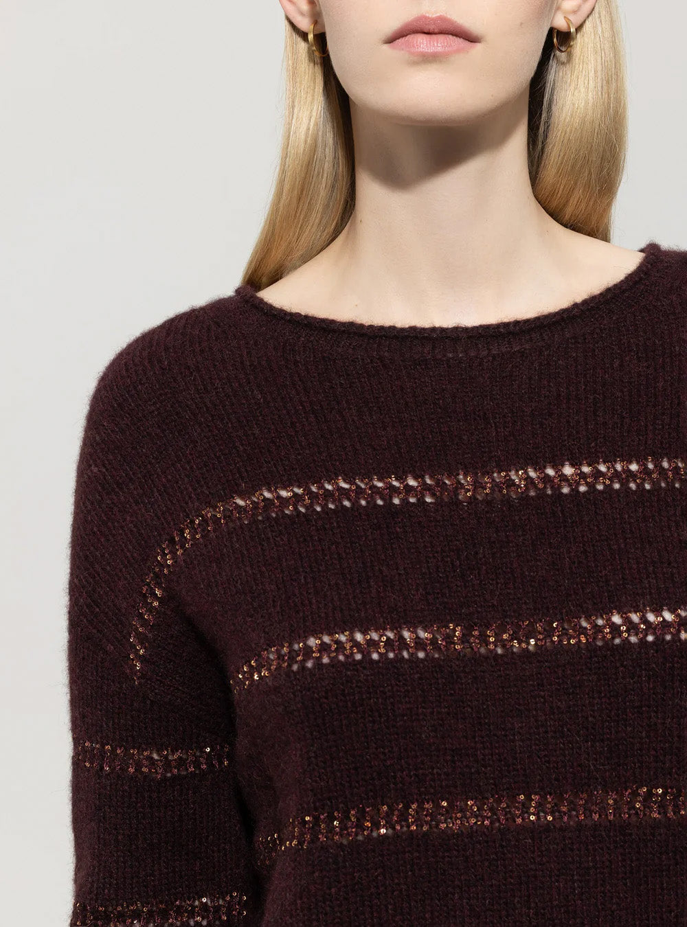 Luisa Cerano Striped Sweater