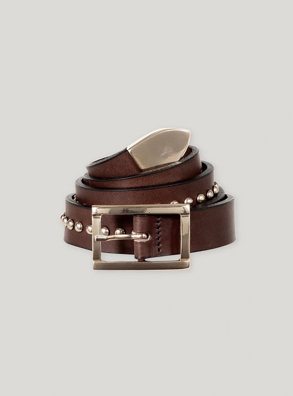 Luisa Cerano Studded Leather Belt