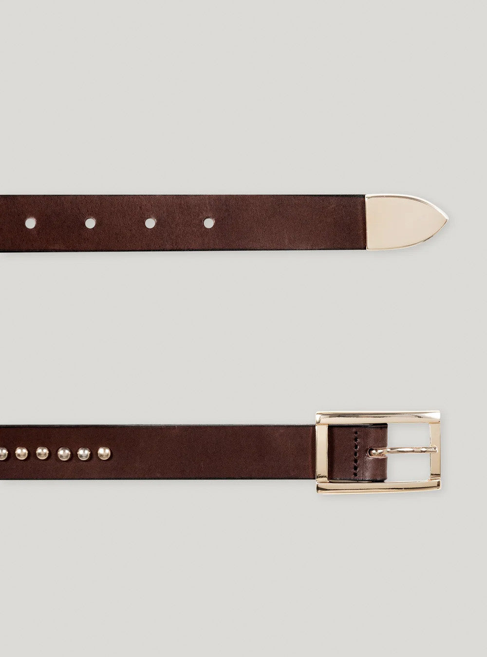 Luisa Cerano Studded Leather Belt
