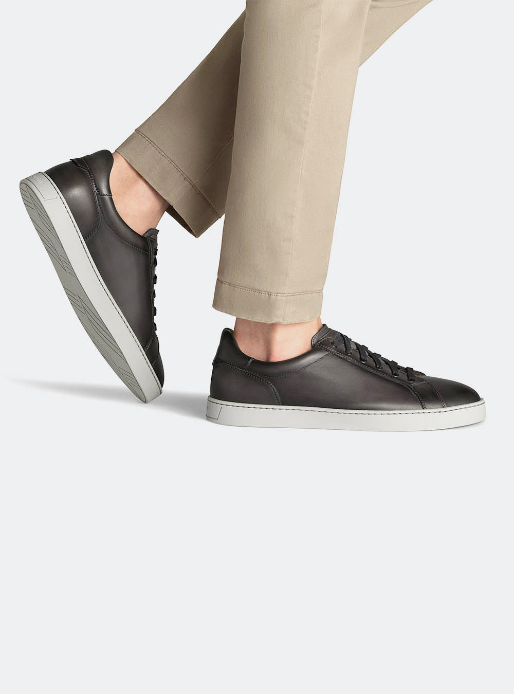 Magnanni Cote Lo Stretch-Lace - Grey