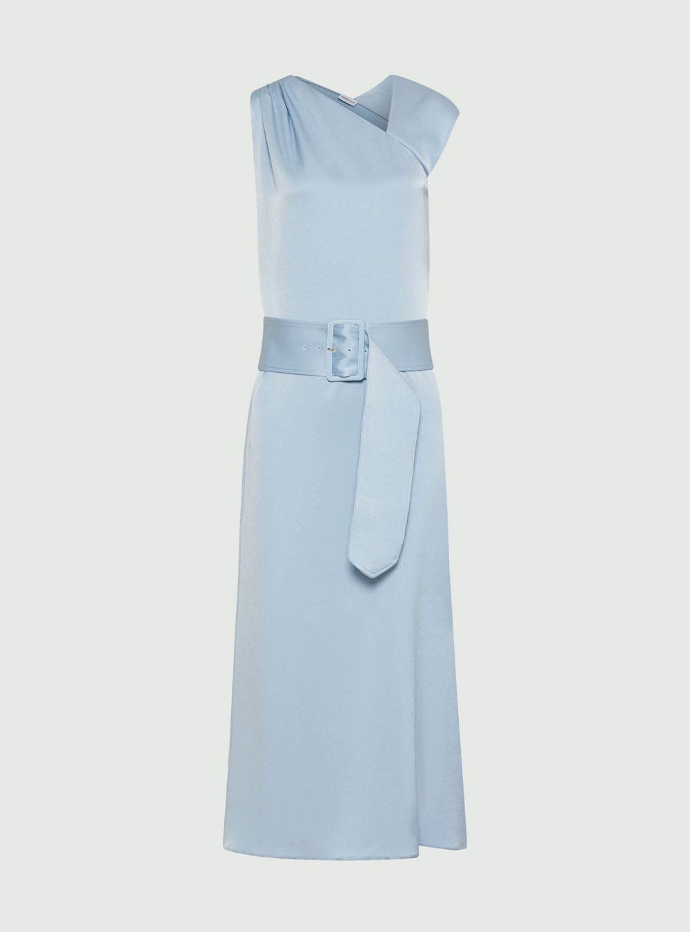 Marella Satin Dress - Light Blue
