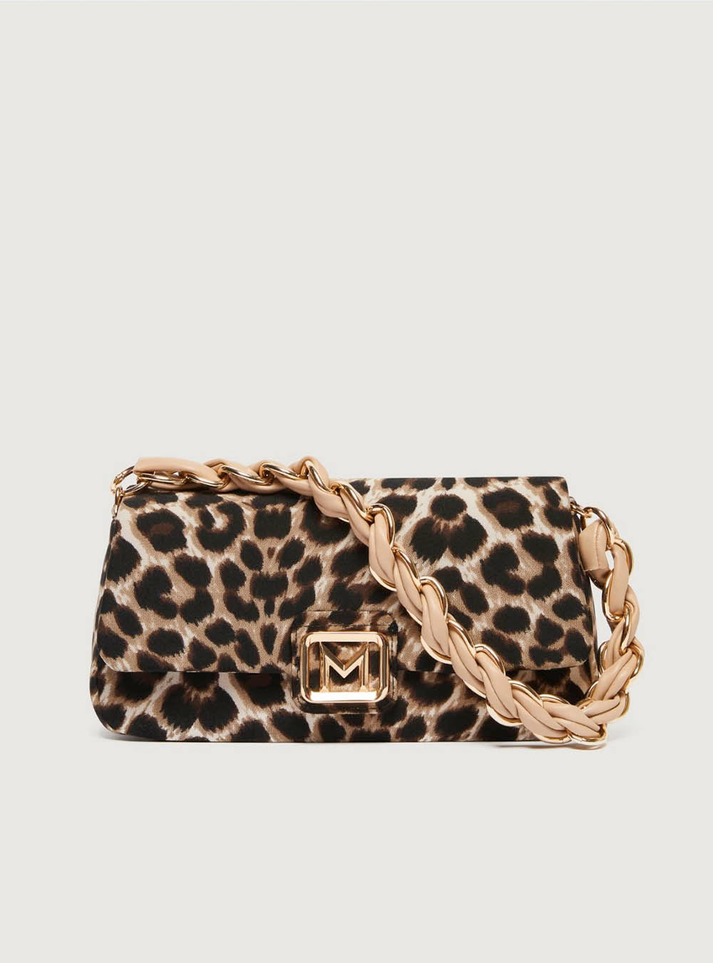 Marella Le Muse Medium Spotted Fabric Bag - Beige Shaded