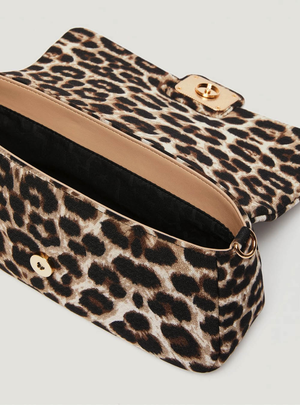 Marella Le Muse Medium Spotted Fabric Bag - Beige Shaded