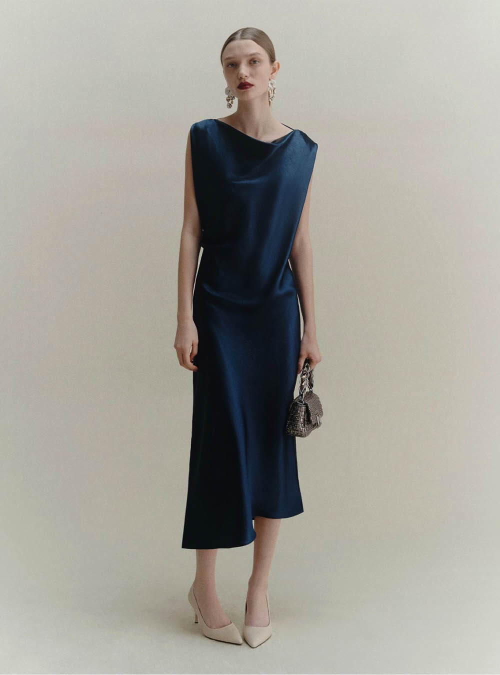 Marella Midi Sheath Dress - Blue