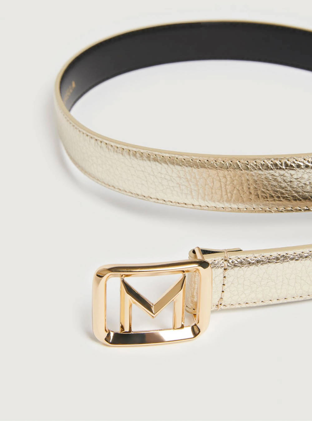 Marella Painted-Buckle Belt - Platinum