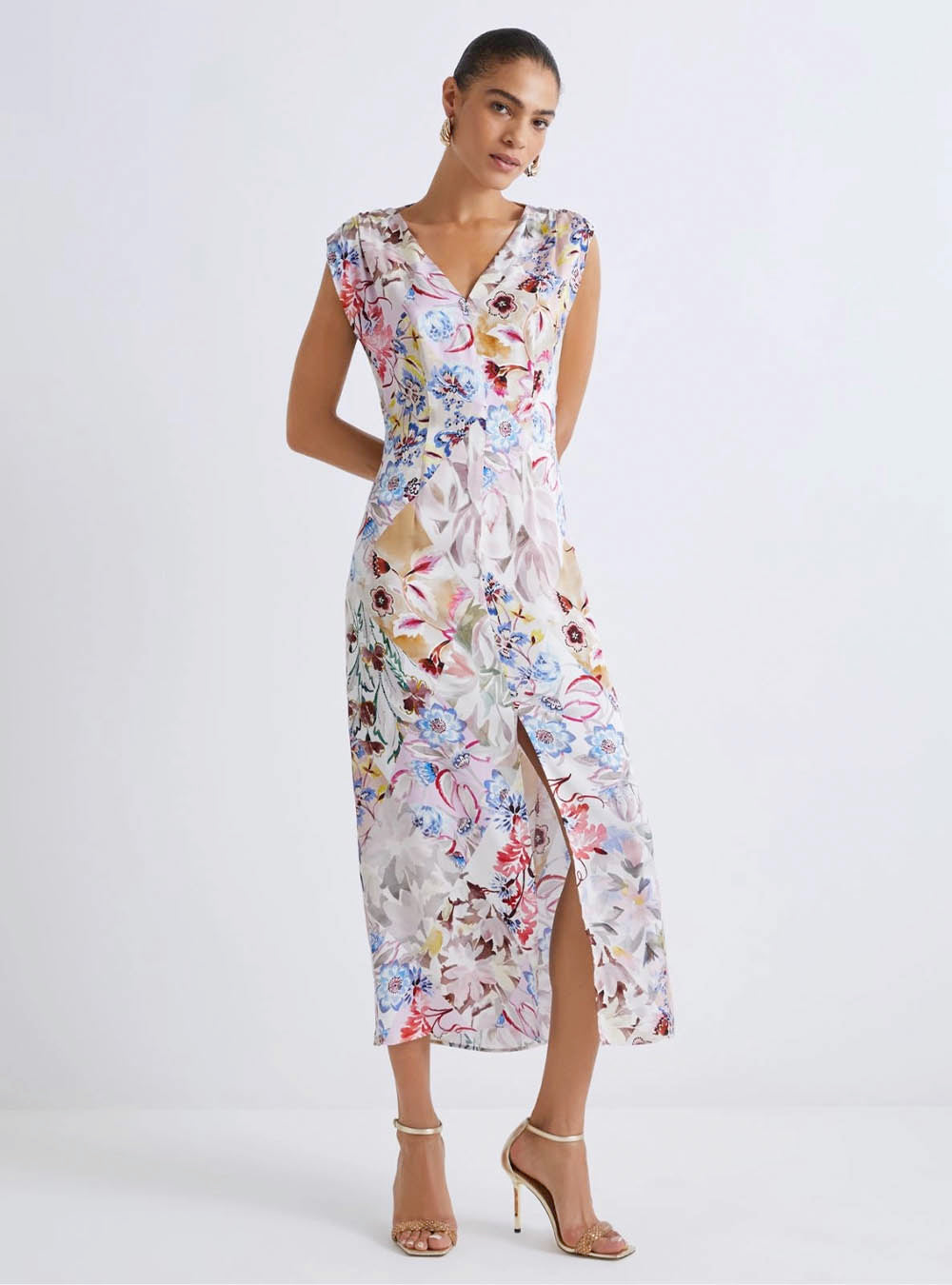 Marella Sleeveless Dress - Pink