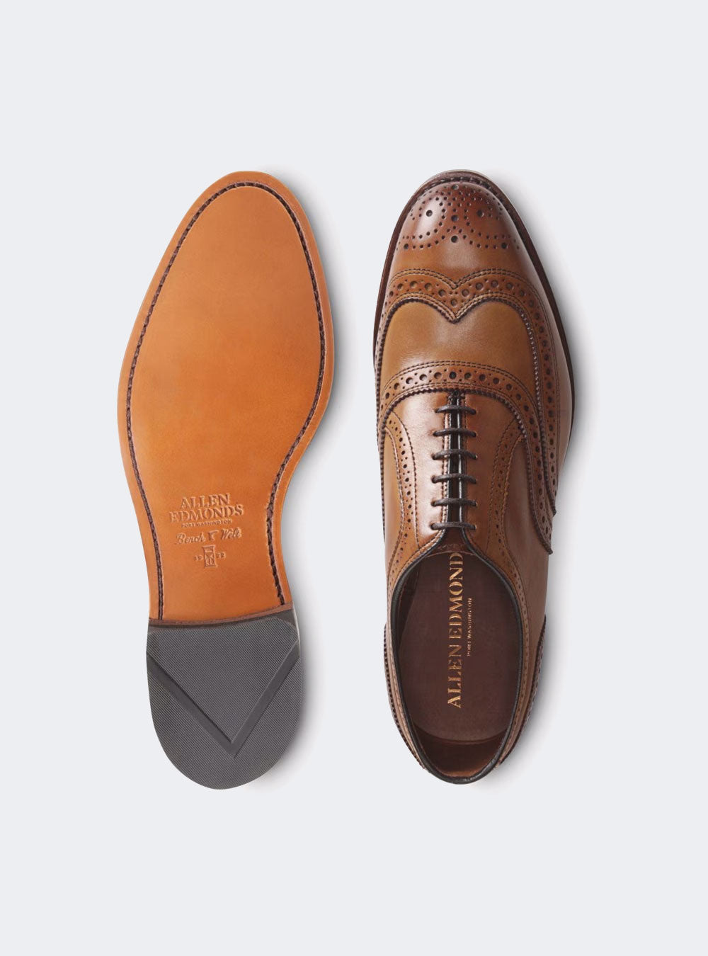 Allen Edmonds McAllister Wingtip Oxford Dress Shoe - Walnut