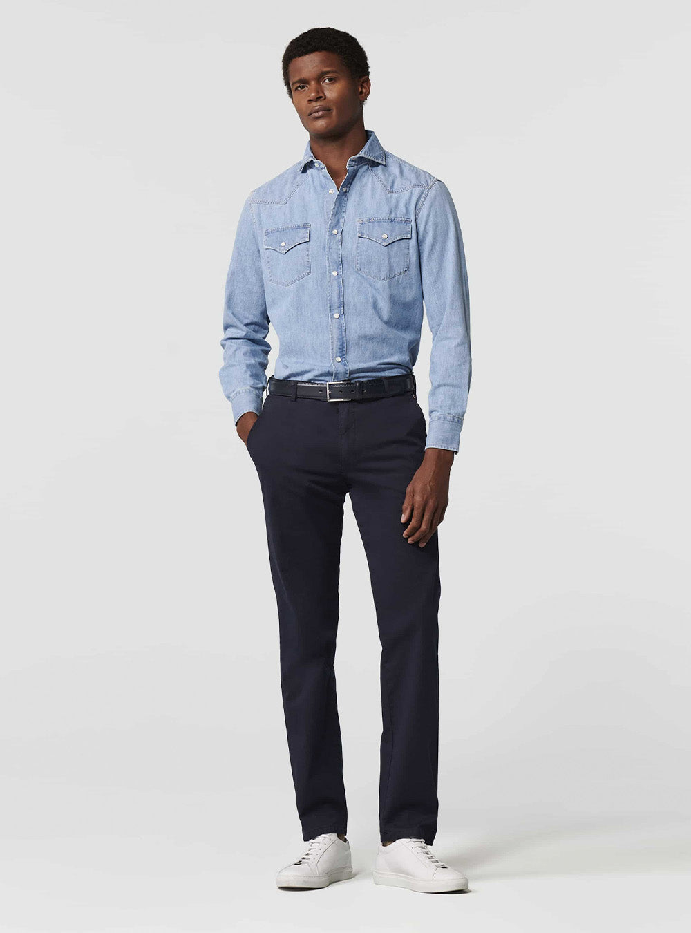 Meyer Modern Bonn Chino - Navy