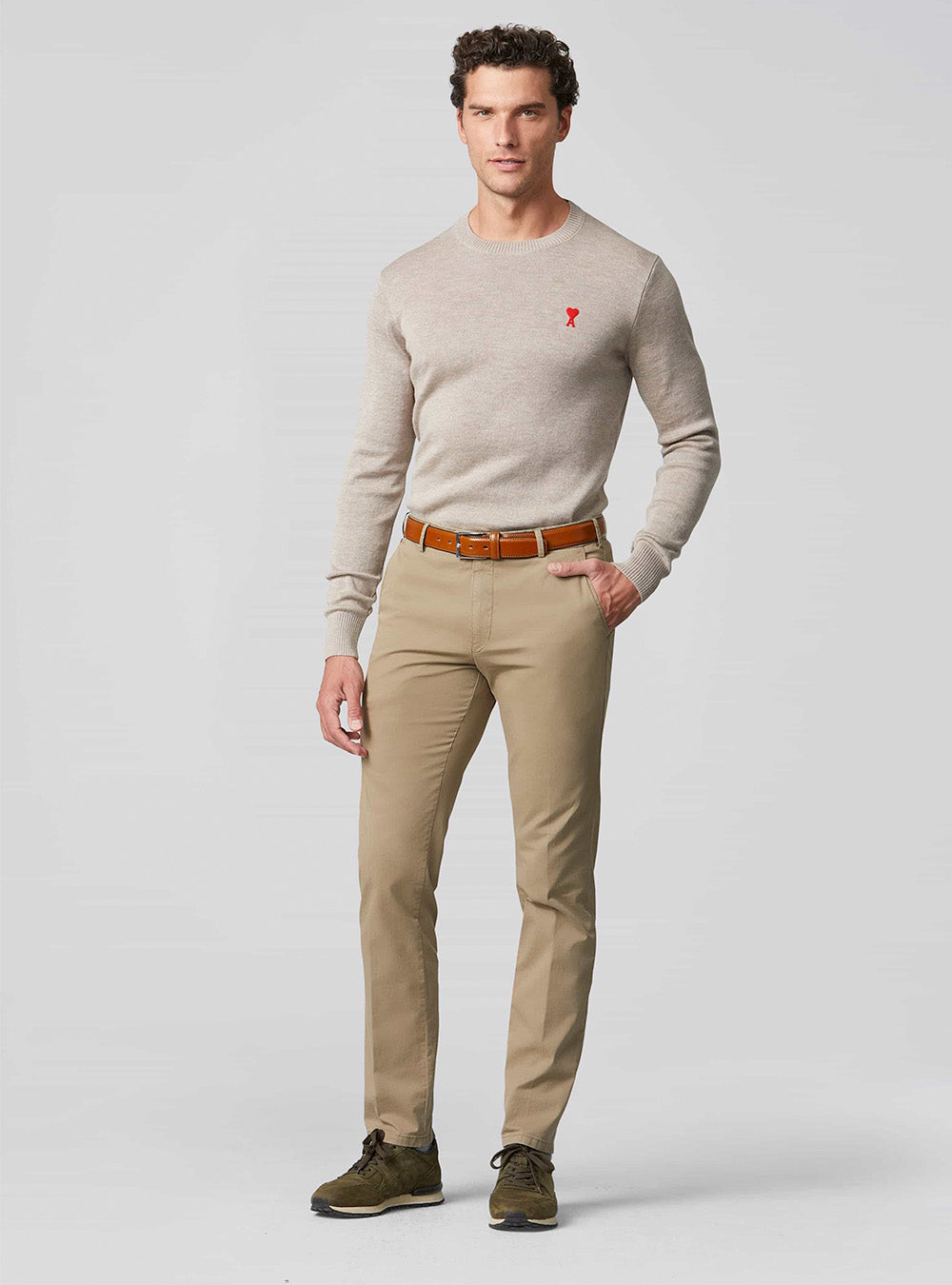 Meyer Modern Bonn Chino - Stone
