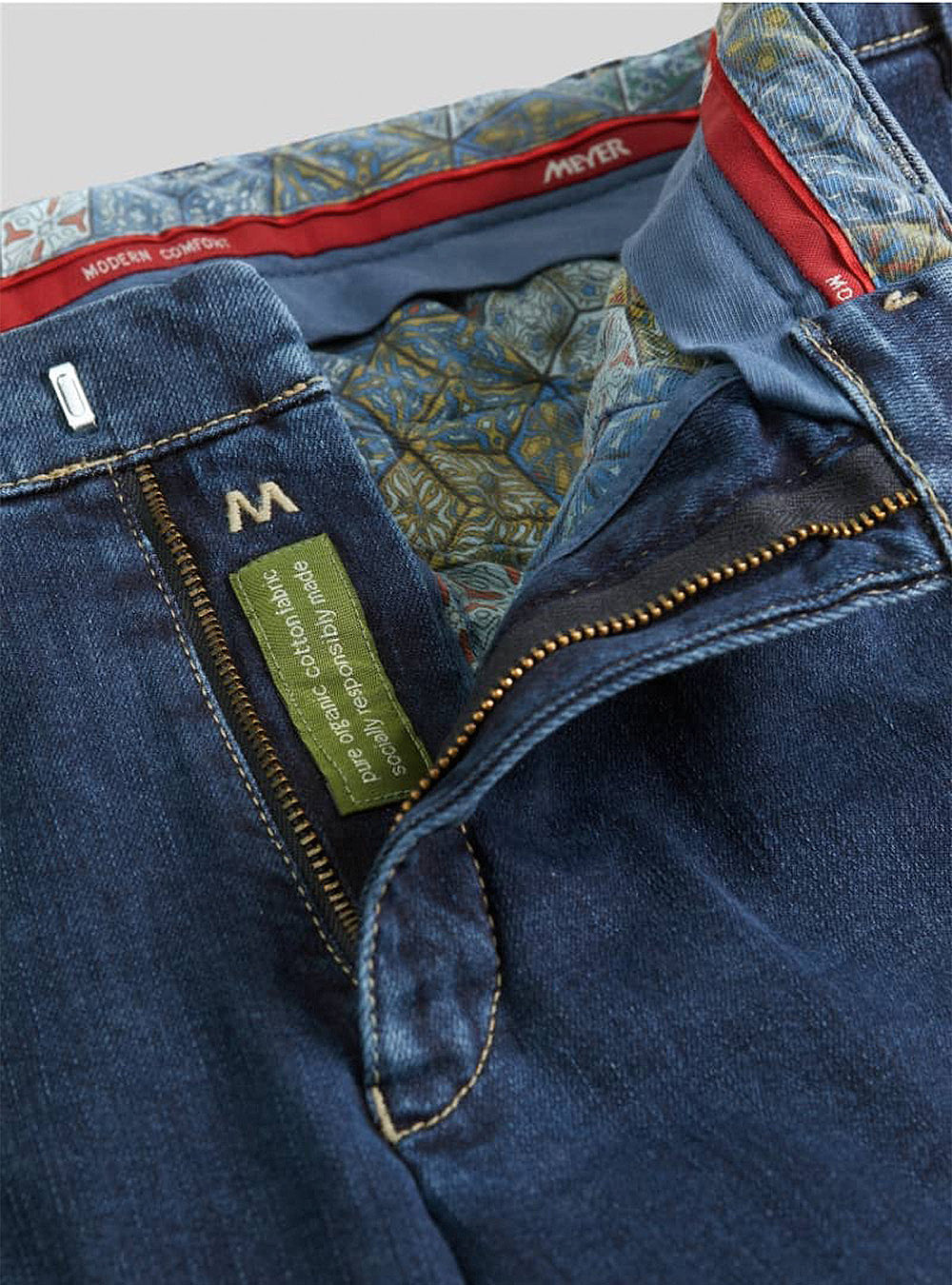 Meyer Superstretch Dublin Denim - Blue Stone
