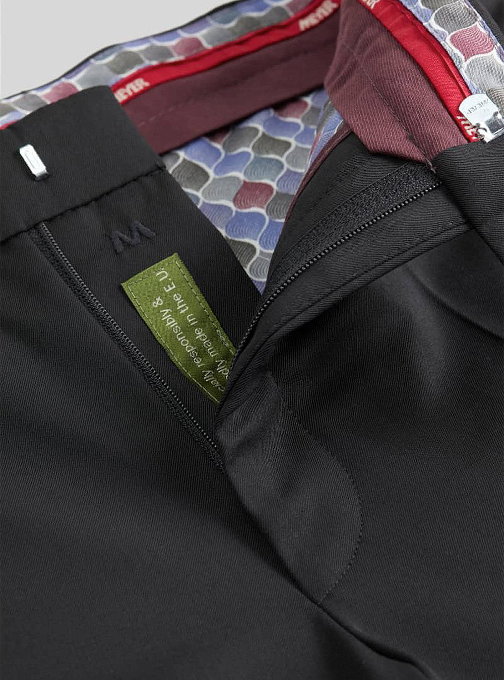 Meyer Travel Twill Bonn Chino - Black