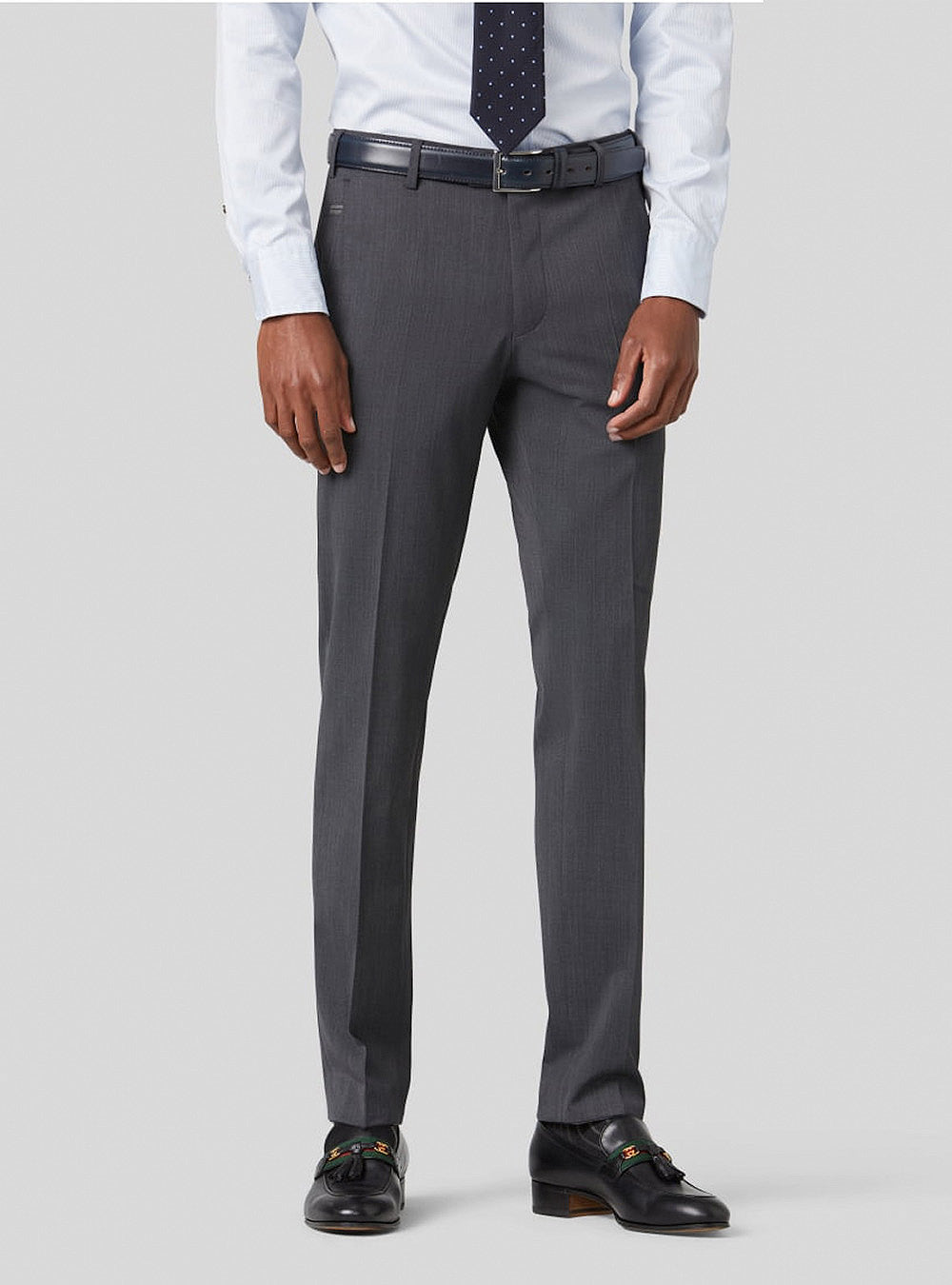 Meyer Travel Twill Bonn Chino - Mid-Grey