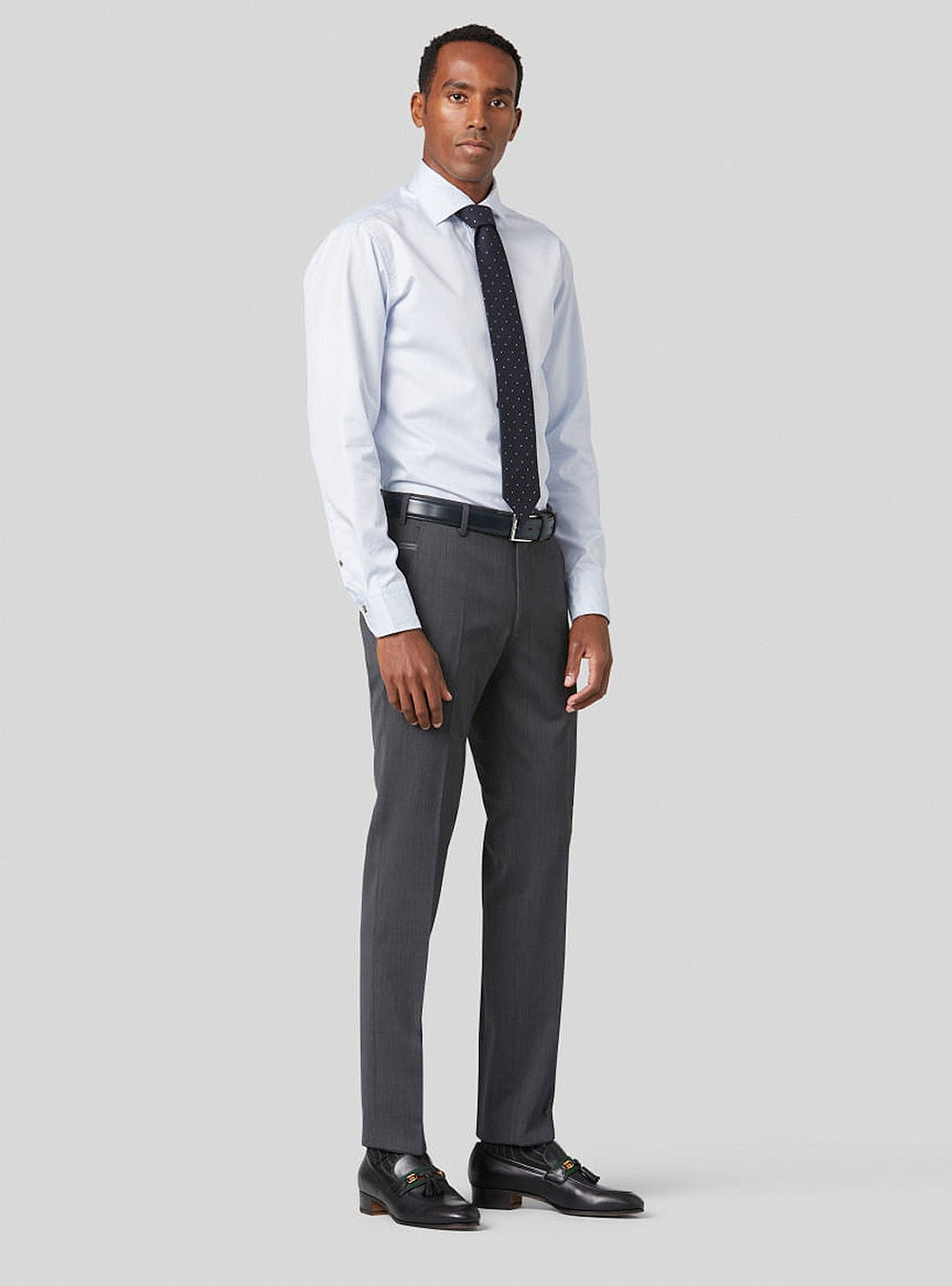 Meyer Travel Twill Bonn Chino - Mid-Grey