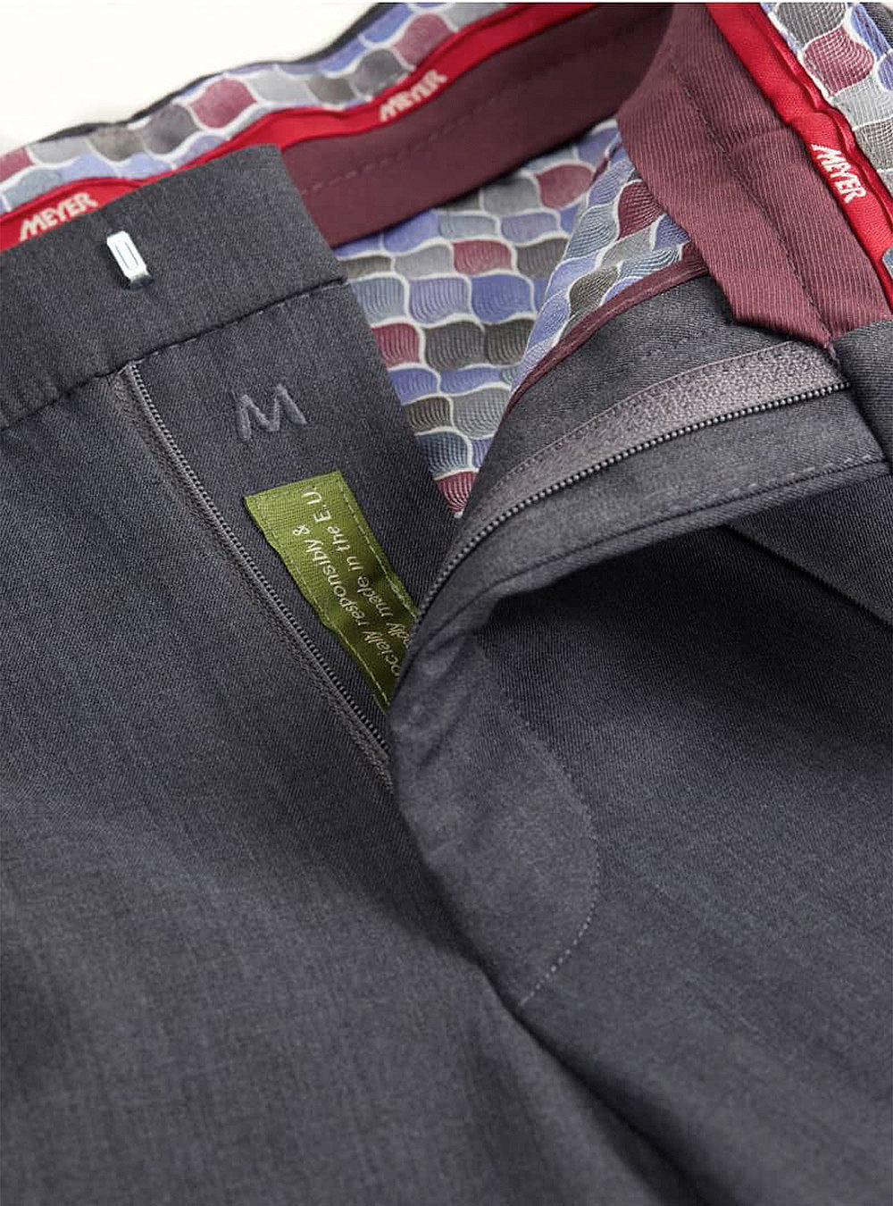 Meyer Travel Twill Bonn Chino - Mid-Grey