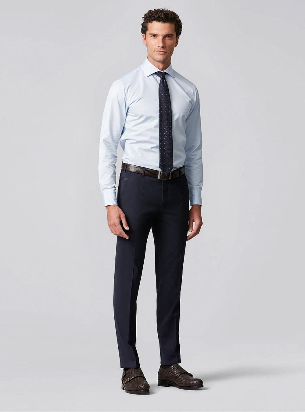 Meyer Travel Twill Bonn Chino - Navy