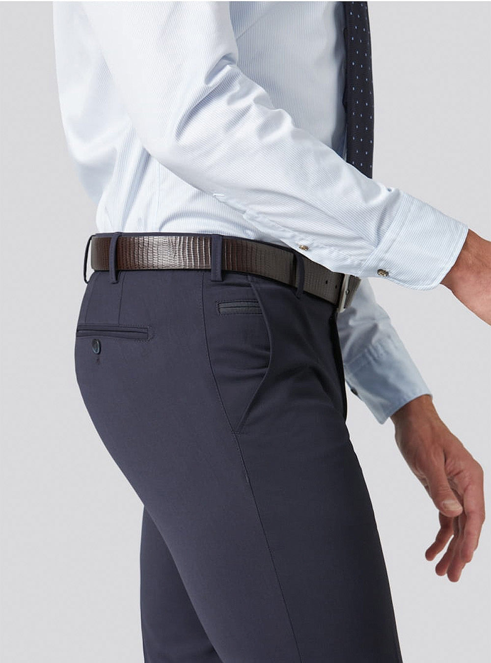 Meyer Travel Twill Bonn Chino - Navy
