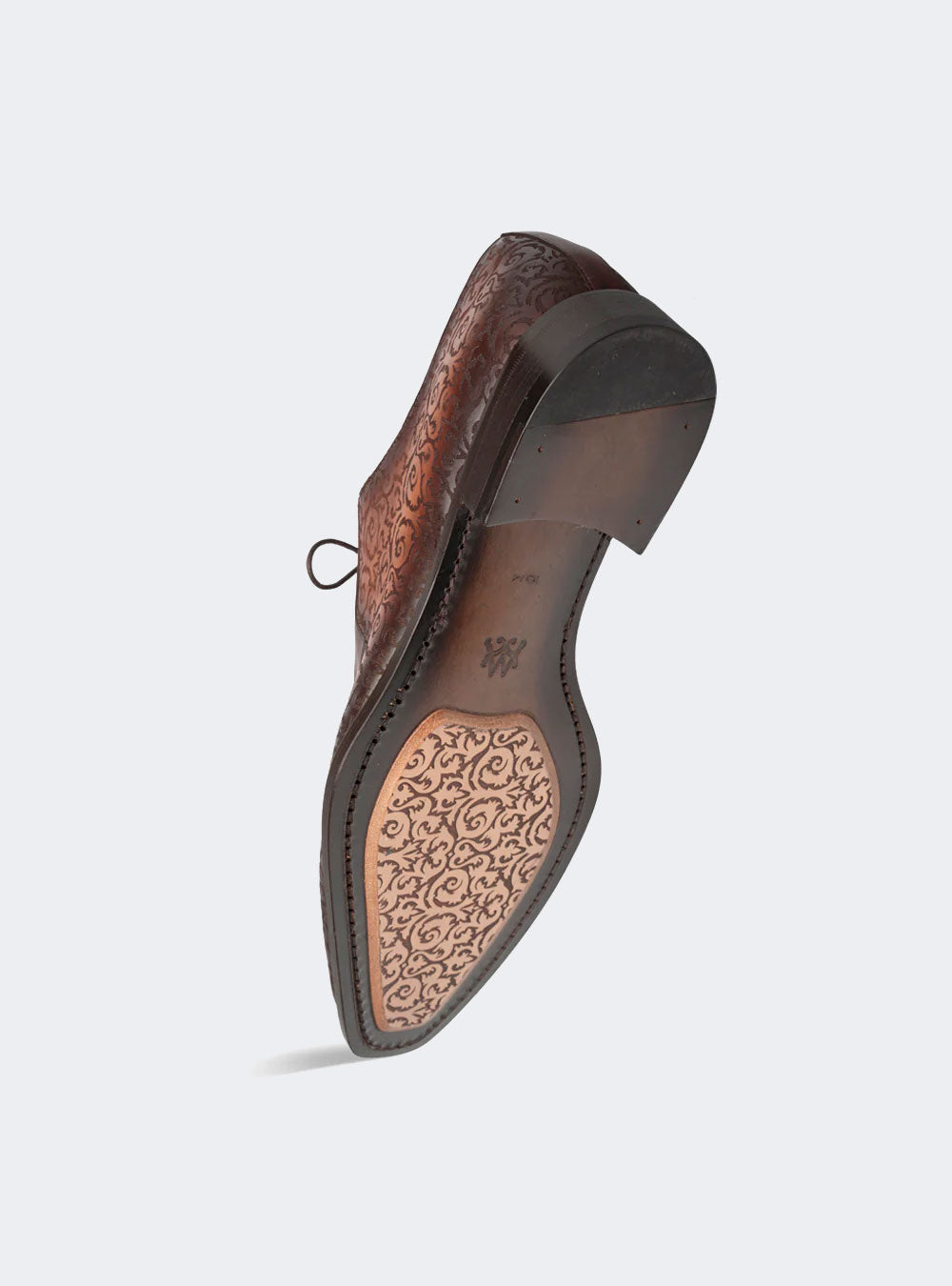 Mezlan Lontani Lace Up - Cognac-Rust