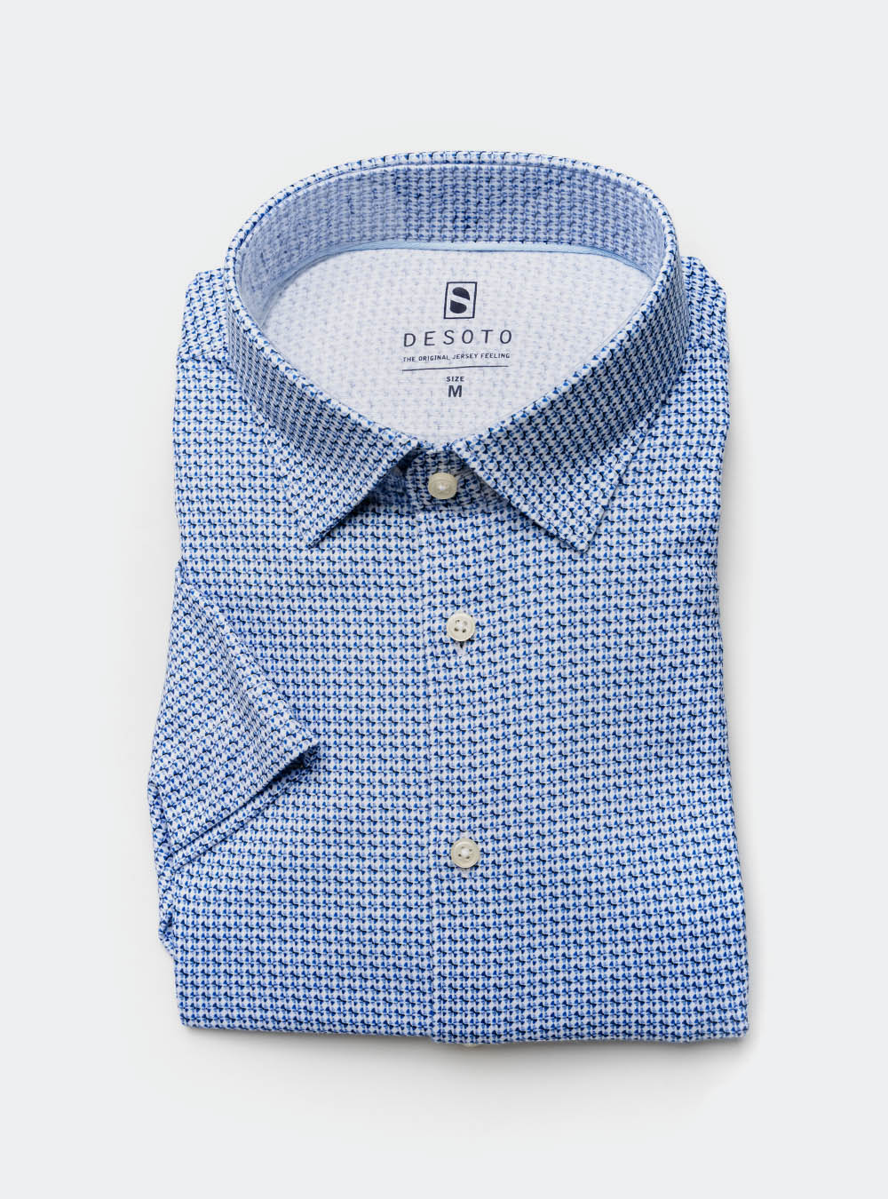 Desoto Short Sleeve Blue Shirt