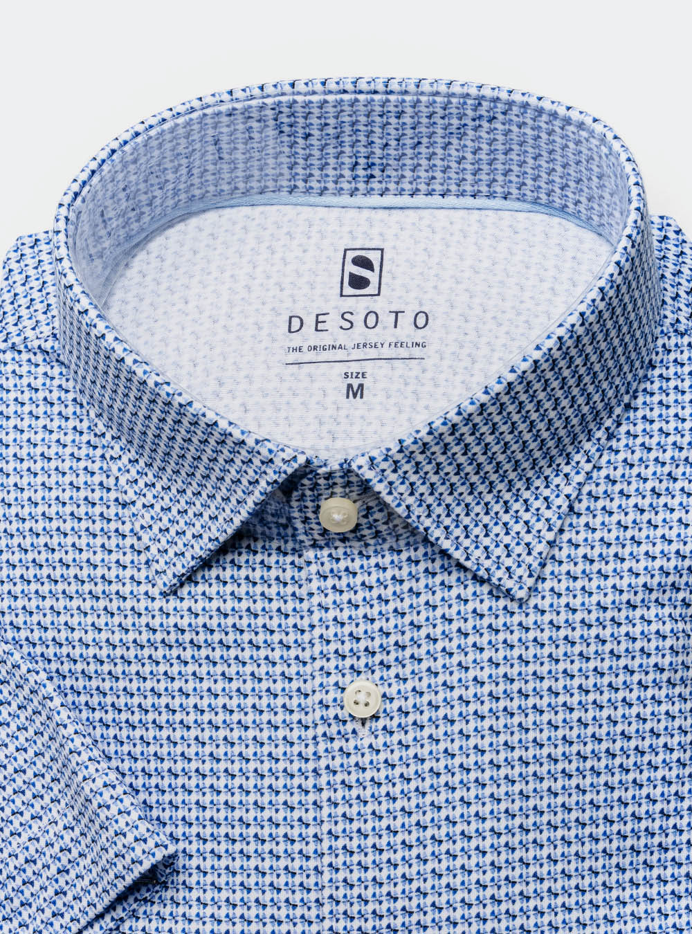 Desoto Short Sleeve Blue Shirt