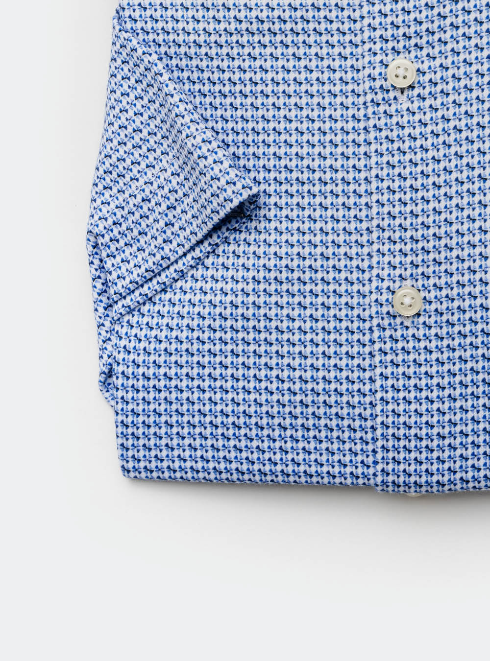 Desoto Short Sleeve Blue Shirt