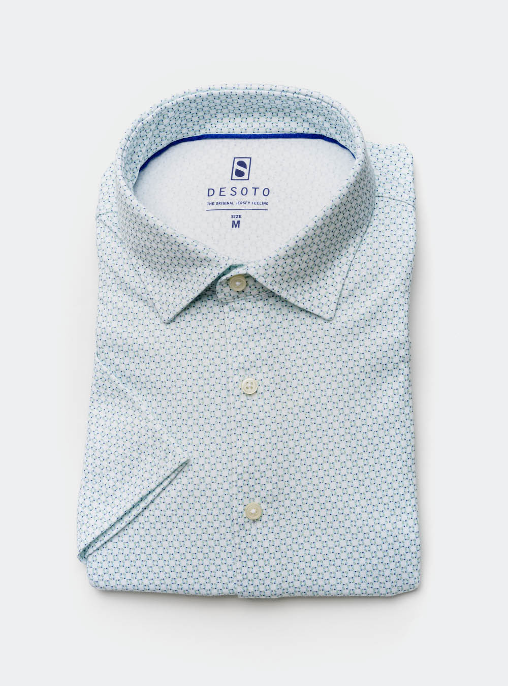 Desoto Short Sleeve Sky Blue Sunburst Shirt