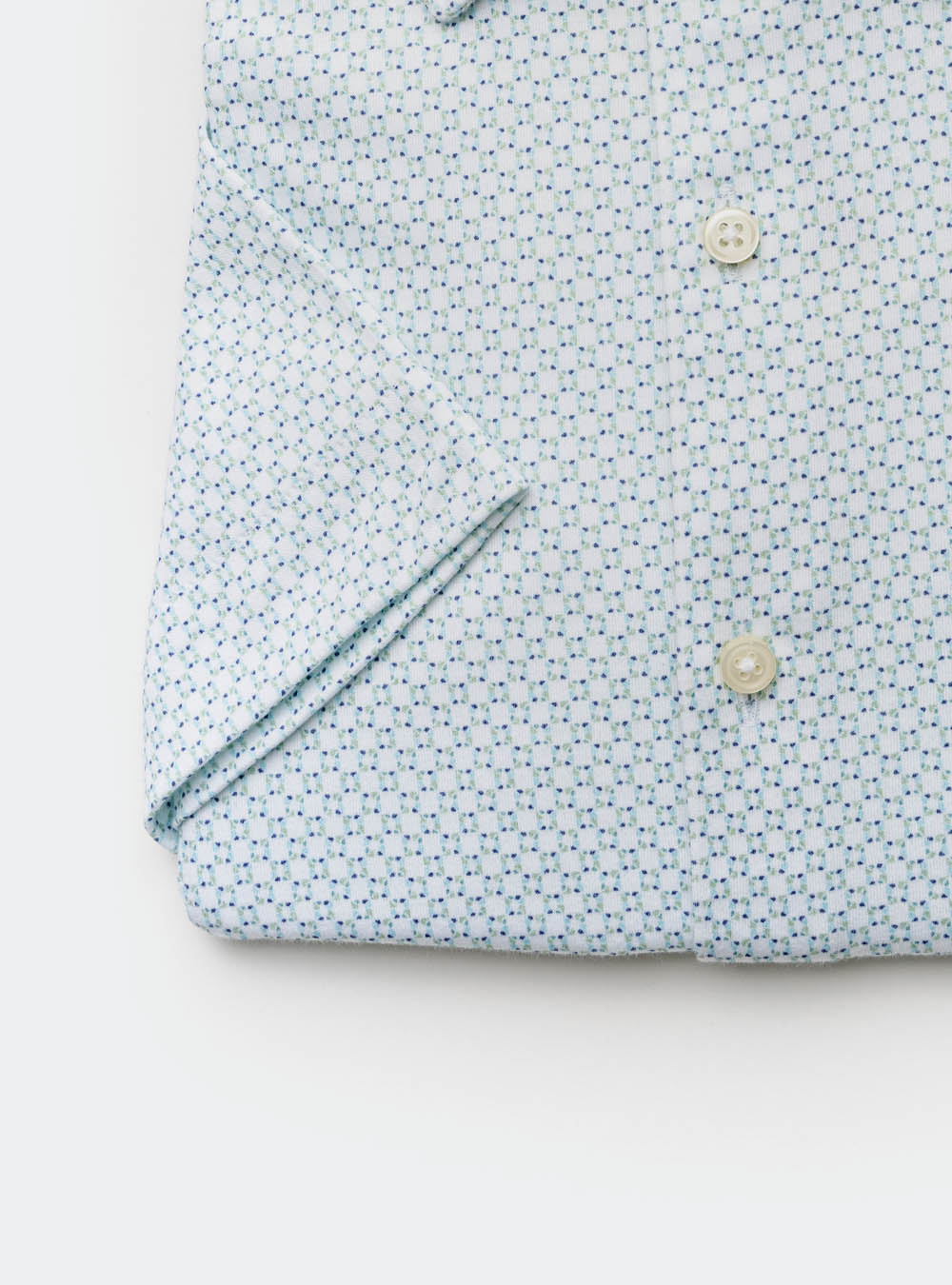 Desoto Short Sleeve Sky Blue Sunburst Shirt
