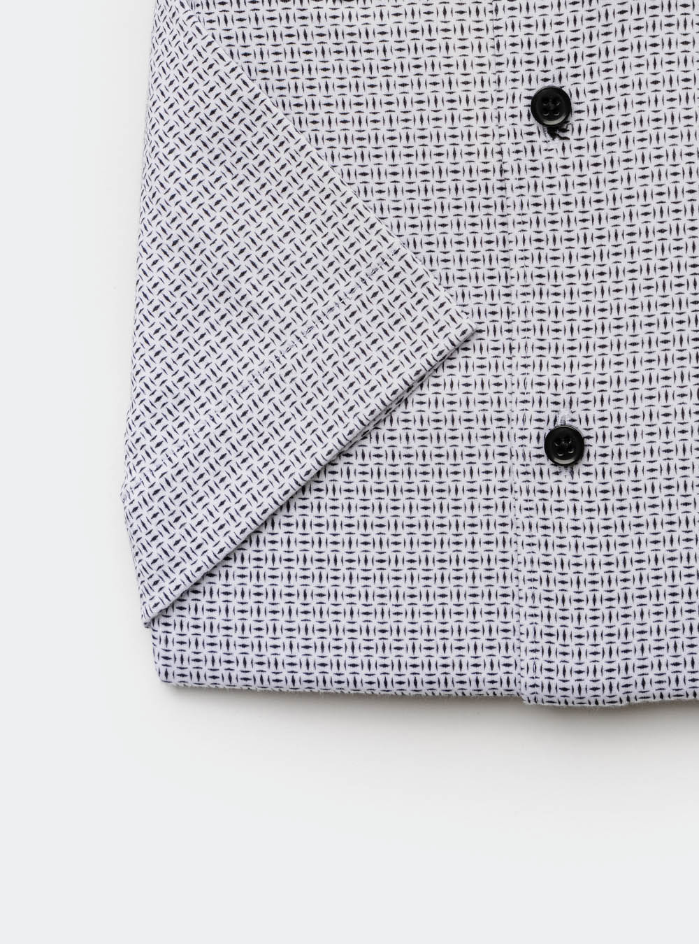 Desoto Short Sleeve Black and White Shirt
