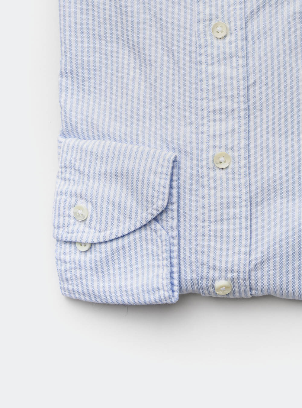 Stenstroms Light Blue Cotton Stripe Shirt