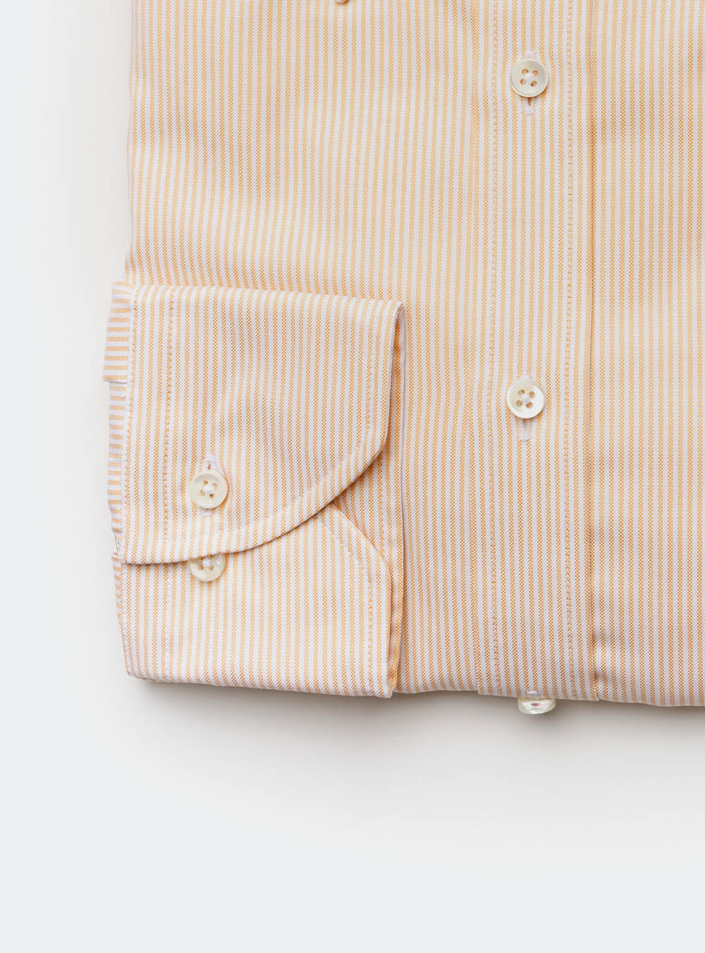 Stenstroms Orange Stripe Cotton Shirt