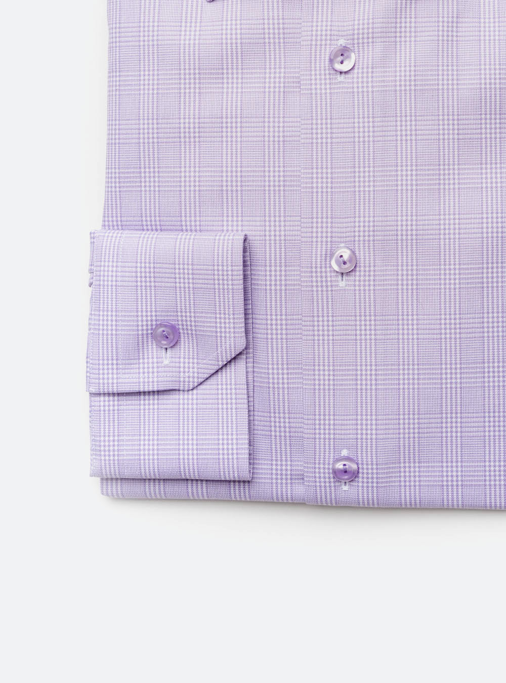 Eton Mauve Box Check Cotton Shirt