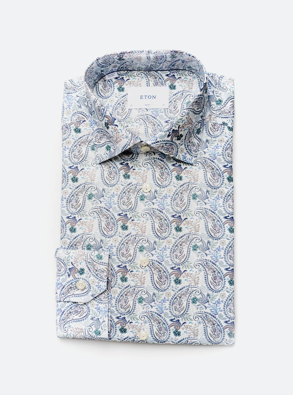 Eton Paisley Cotton Shirt
