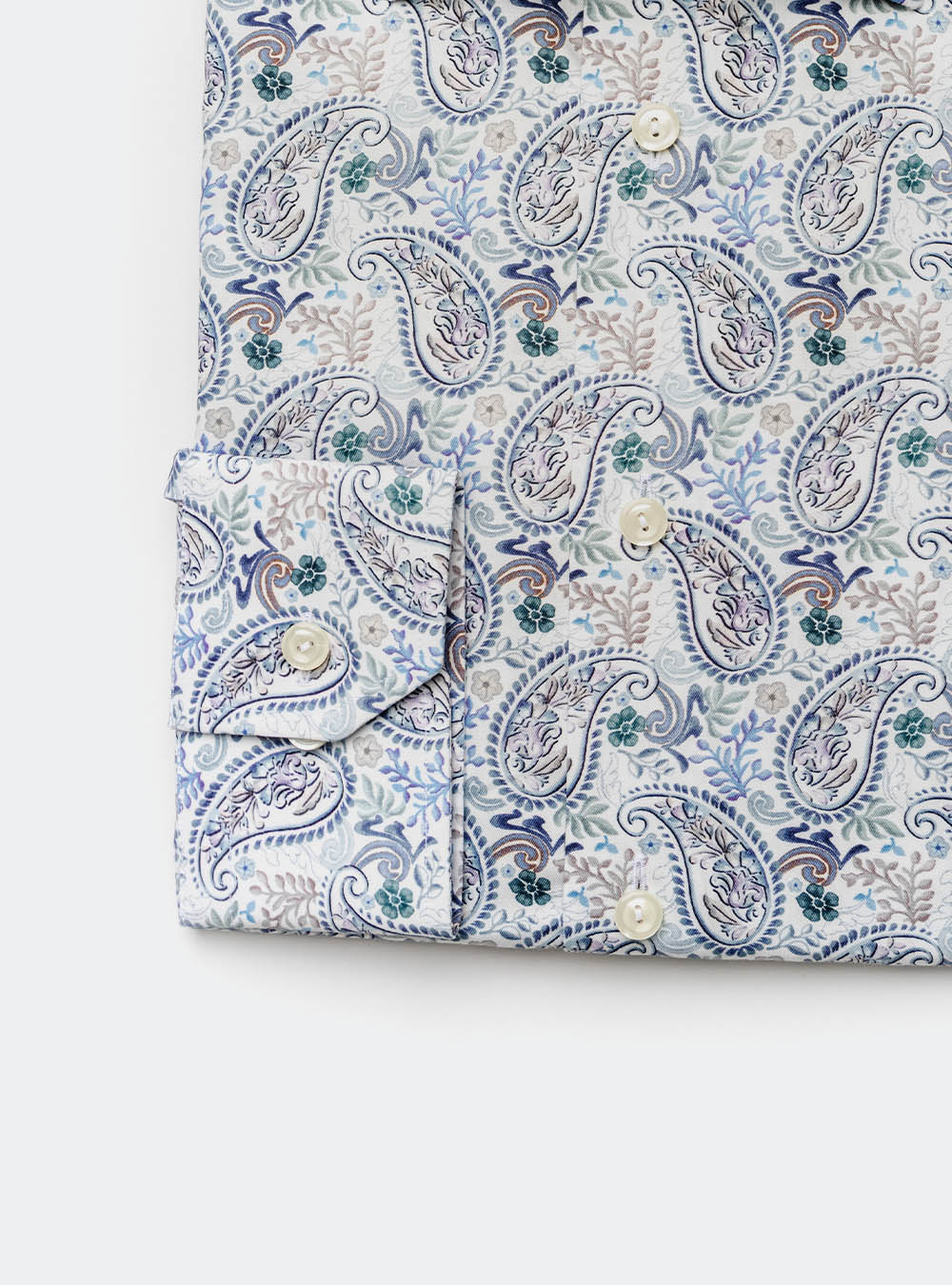 Eton Paisley Cotton Shirt