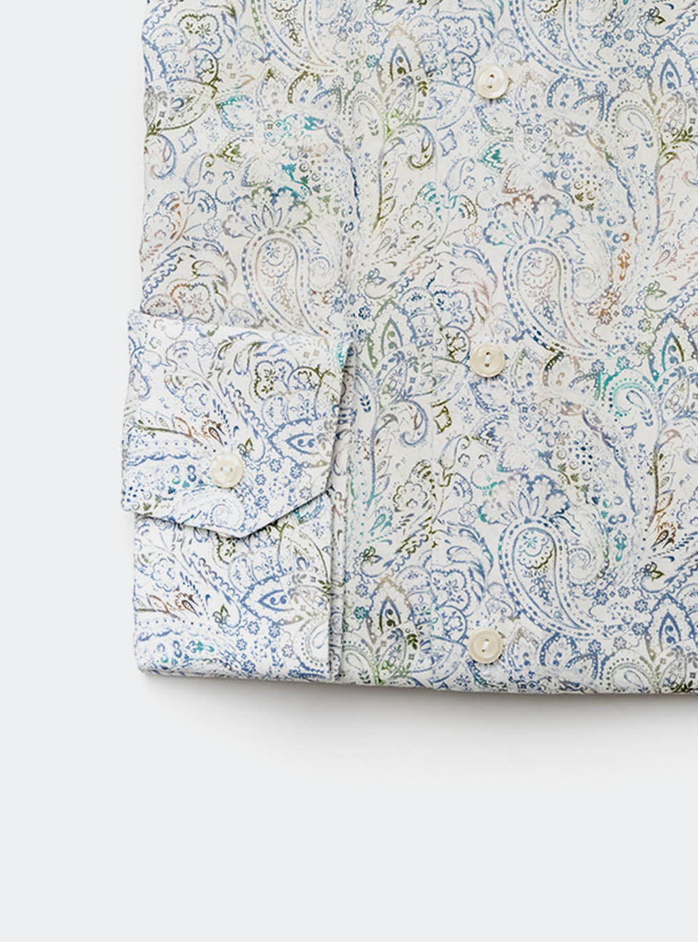 Eton Paisley Cotton Shirt