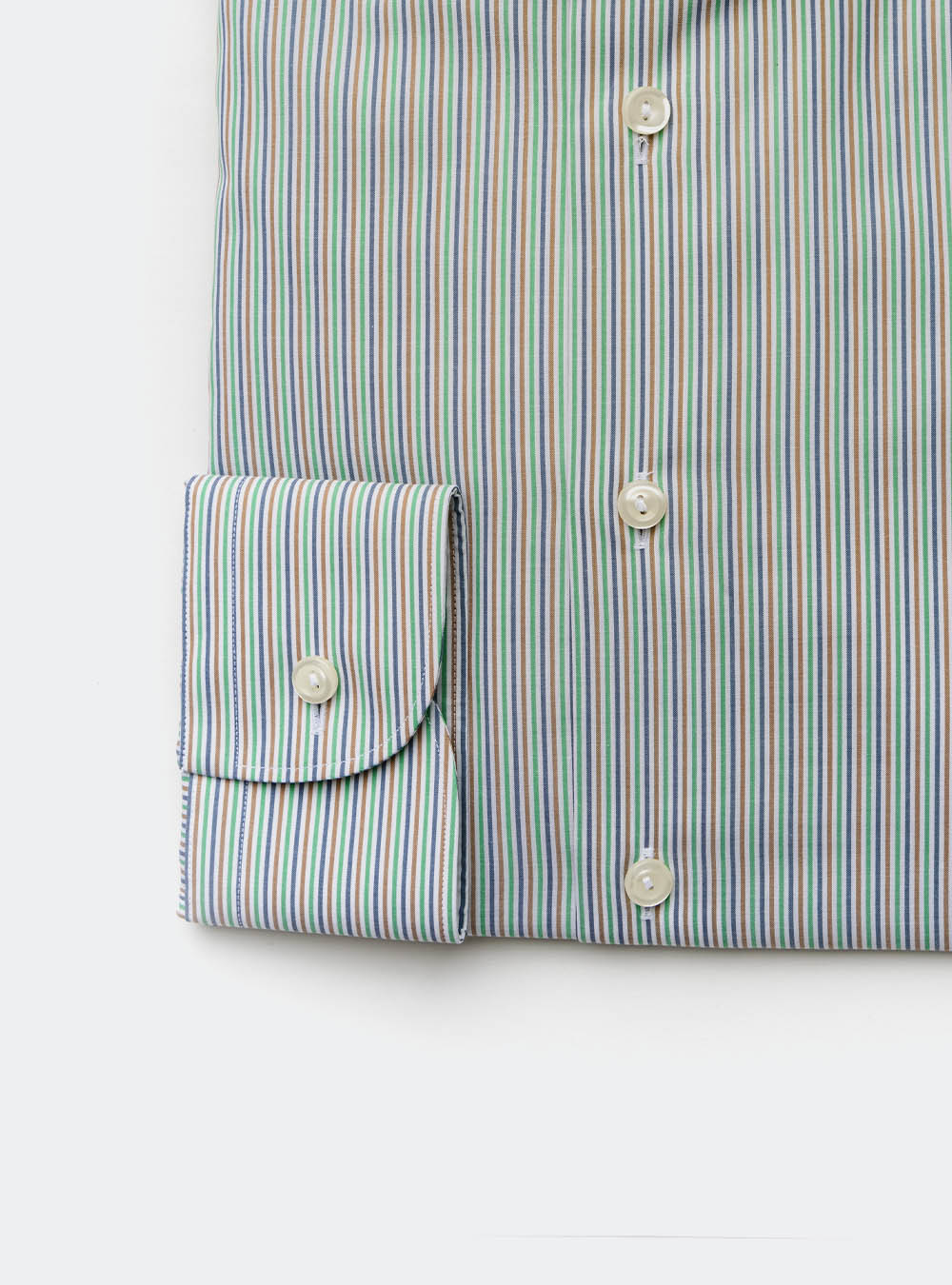 Eton Multi Colour Stripe Cotton Shirt