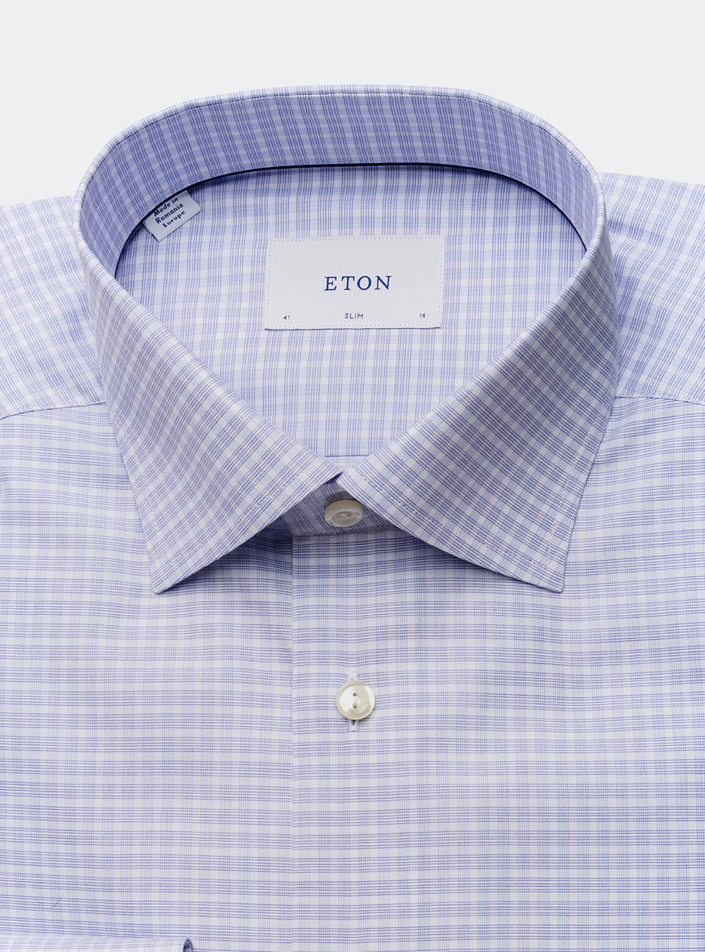 Eton Light Purple Check Shirt