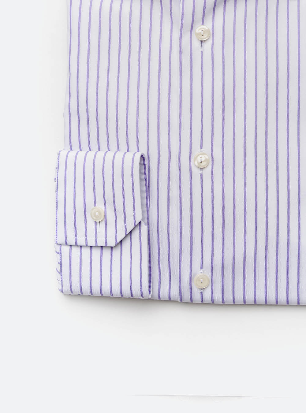 Eton Light Blue Micro Print Fine Twill Shirt