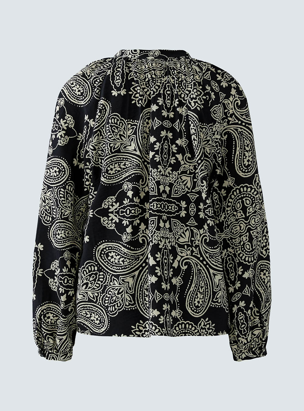 Oui Blouse - Black Off-White