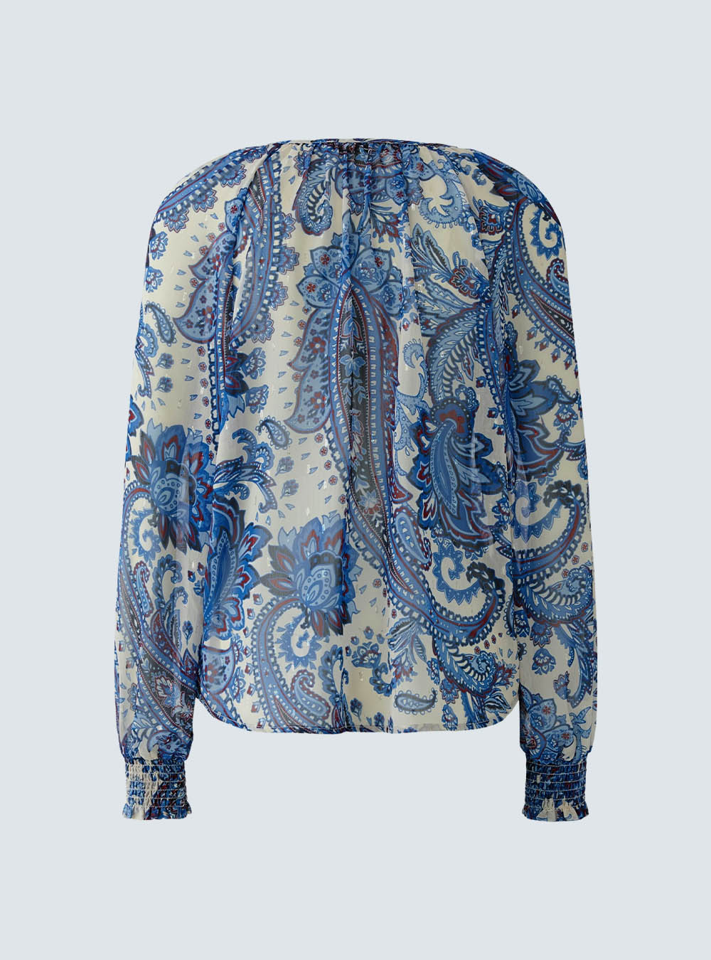 Oui Blouse - Offwhite Blue