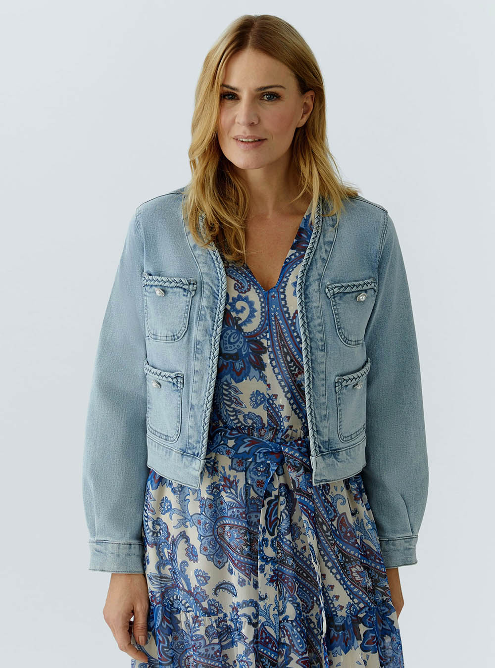 Oui Denim Jacket - Blue