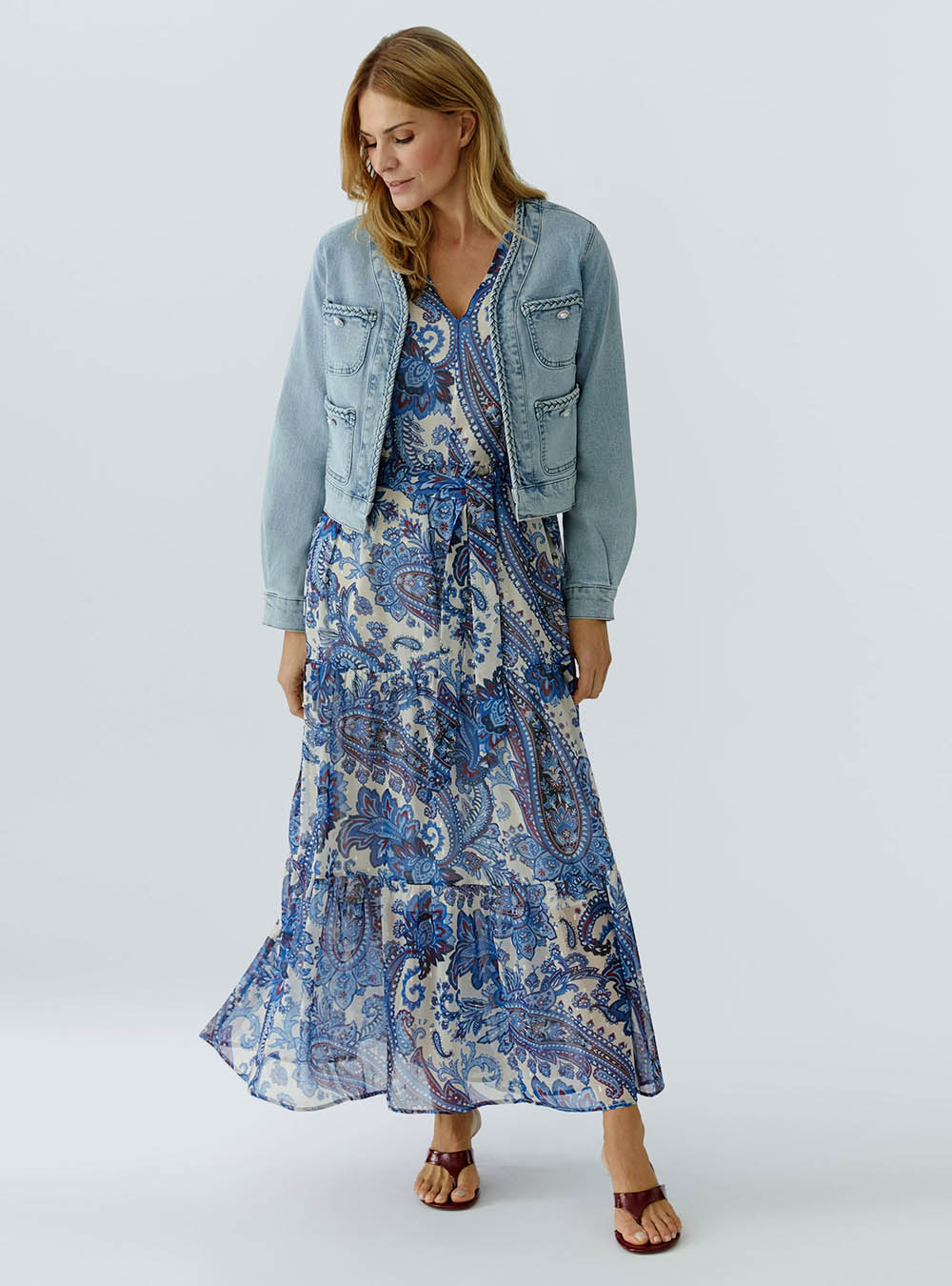 Oui Denim Jacket - Blue