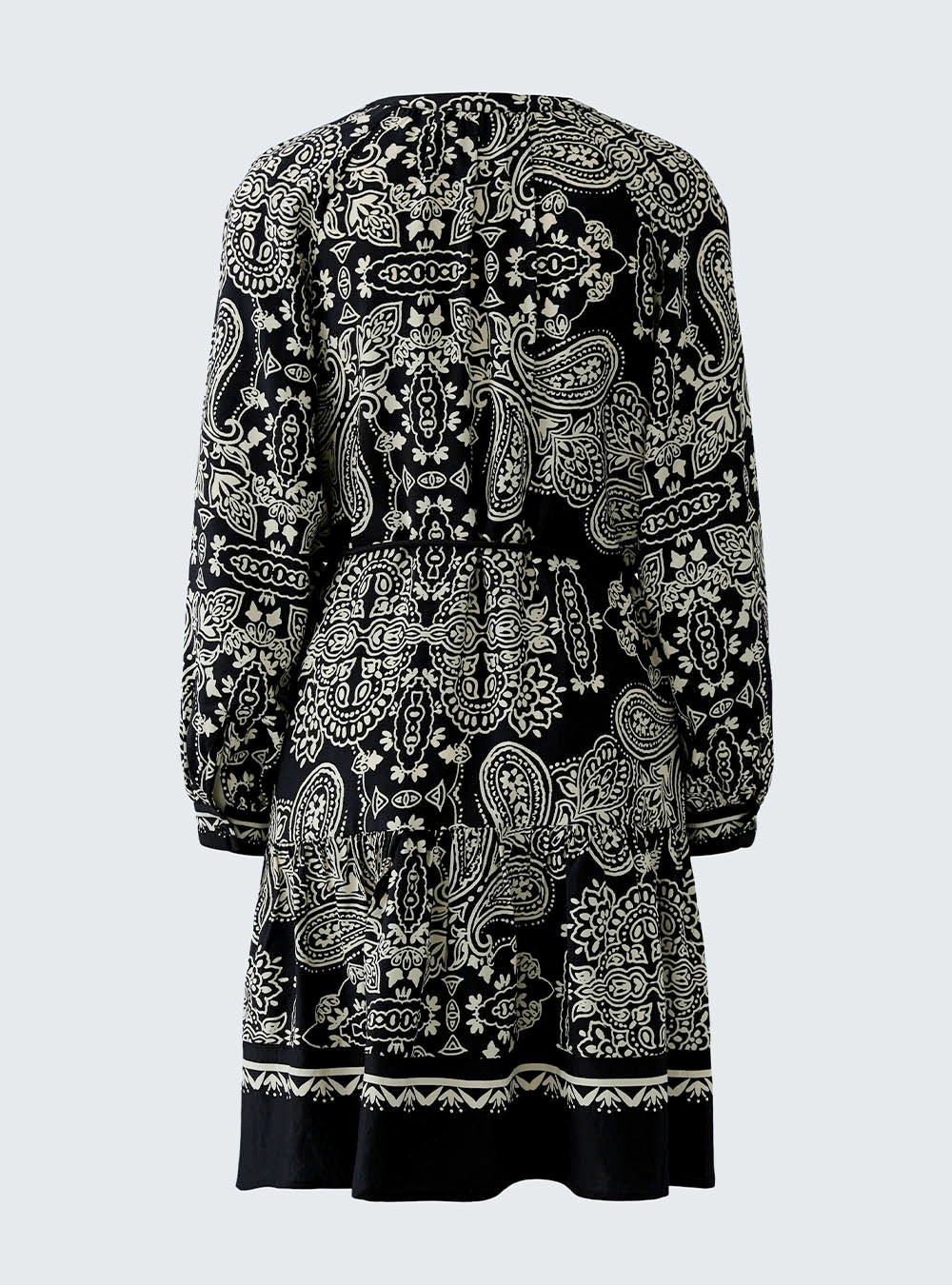 Oui Dress - Black Off-White