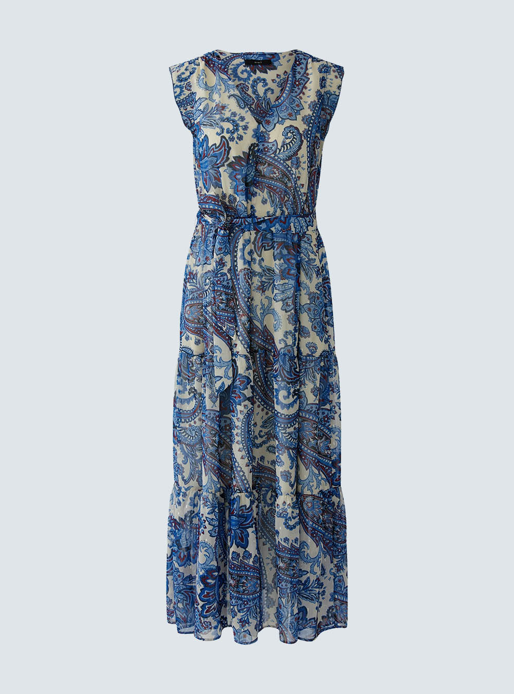 Oui Maxi Dress - Offwhite Blue