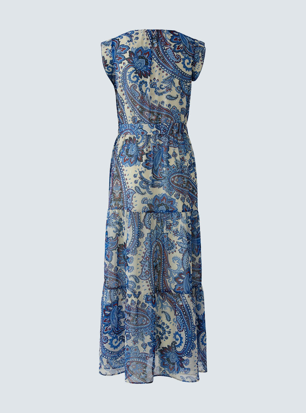 Oui Maxi Dress - Offwhite Blue