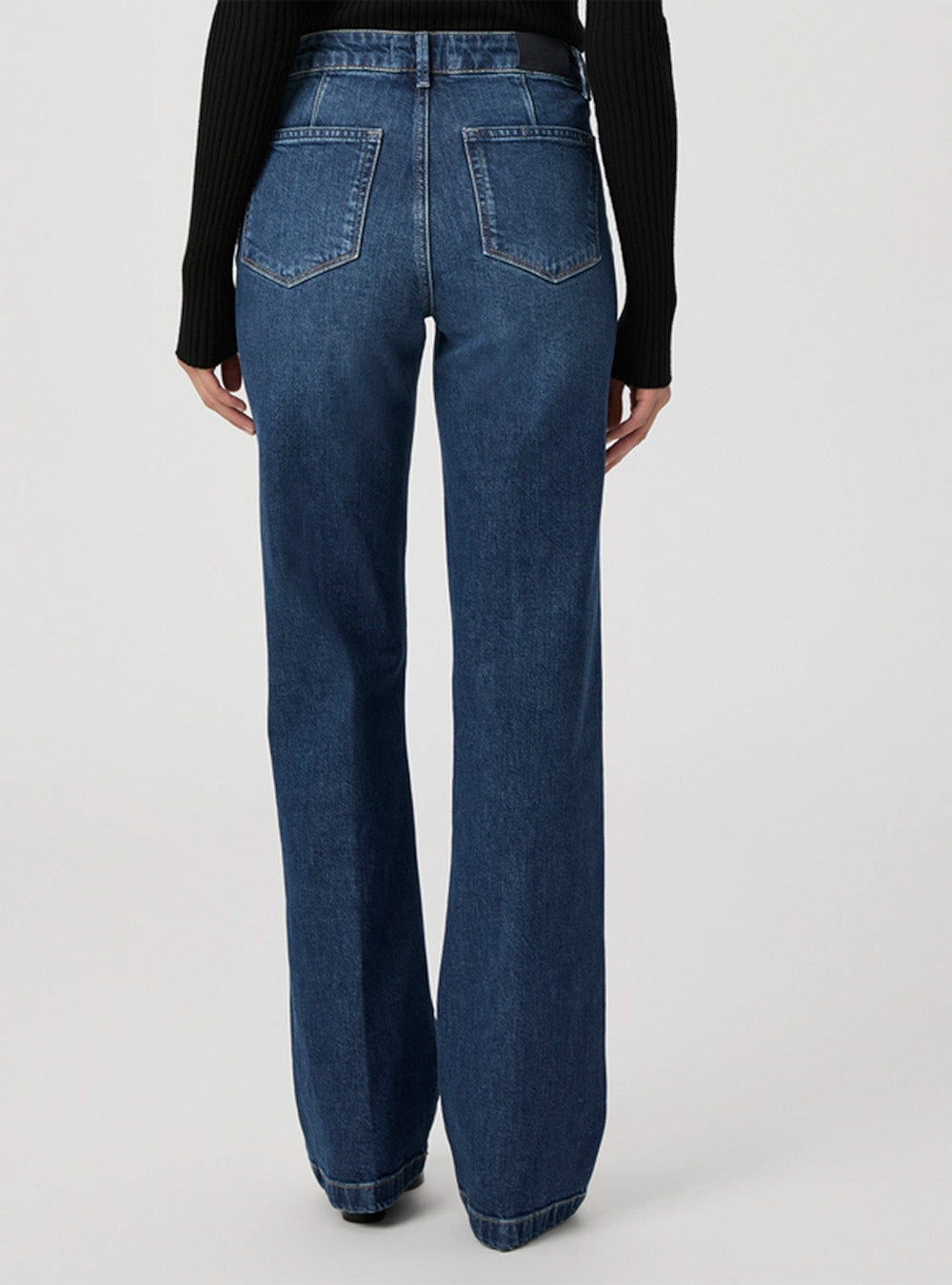 Paige Leenah Wide Leg Jean - Savon