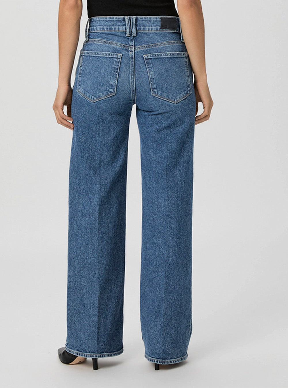 Paige Sasha 32" Wide Leg Jean - Moonchild