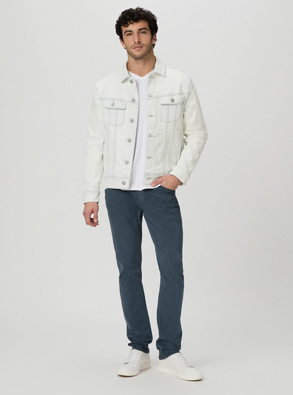 Paige Transcend Lennox Slim Jean - Harbor
