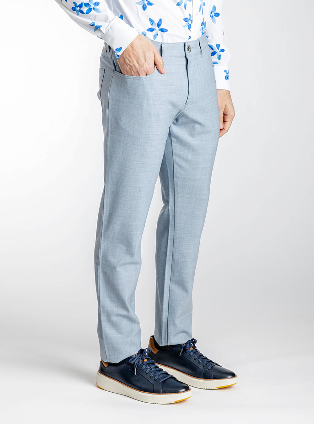 Alberto Light Grey Pants